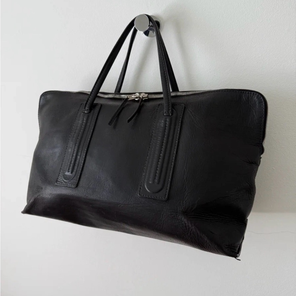 Rick Owens Leather weekender bag
